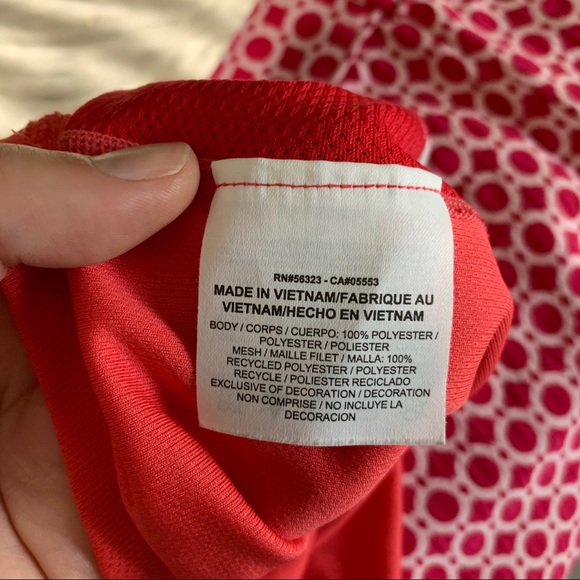 Nike Dri-fit Racerback Coral Athletic Top - Picture 7 of 8